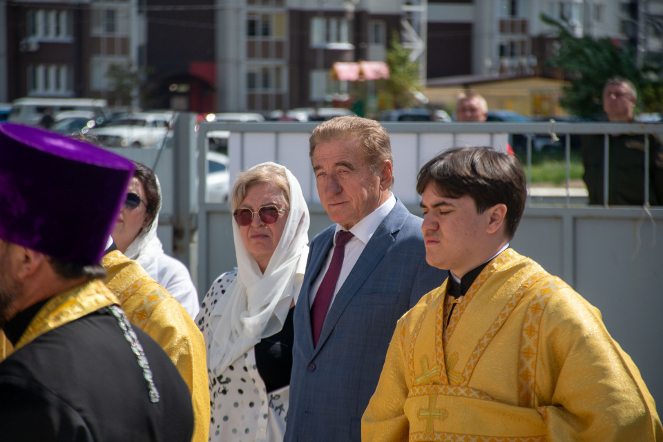 Митрополит освятил колокола храма «Троеручица» в Шилово 