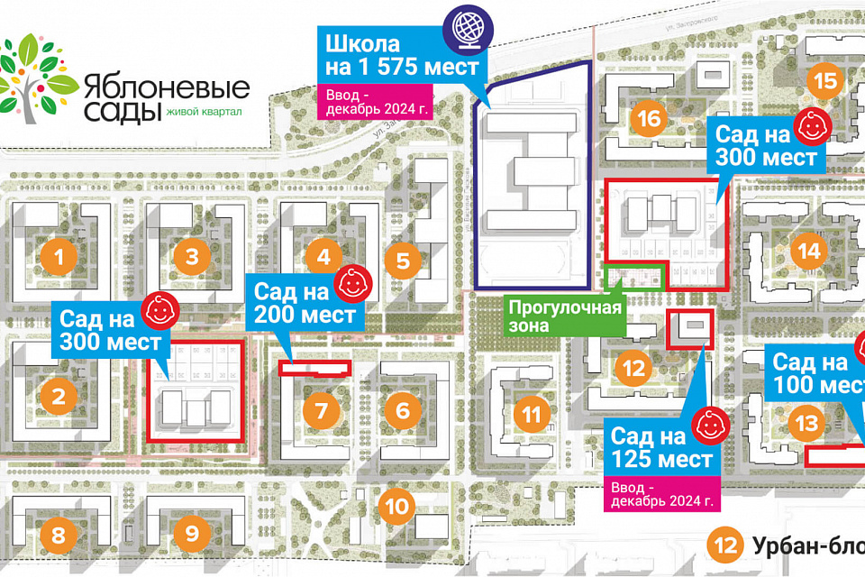 Первый детский сад строится